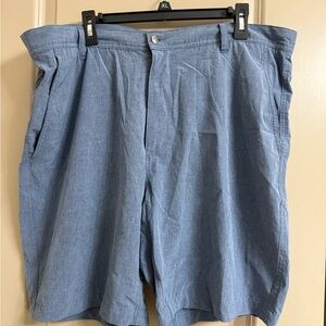 FootJoy Light Blue Flat Front Shorts